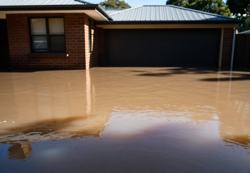 Before and After Flood Damage in Hammondville